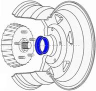 ceco alloy centric rings 72 62mm logo