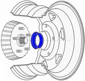 img 1 attached to CECO Alloy Centric Rings 72 62Mm