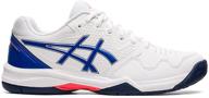 asics women's gel dedicate 🎾 tennis shoes: men's athletic lazuli footwear logo