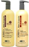 🐝 ideally bee-nourished: 32oz duo pack of iden shampoo & conditioner logo