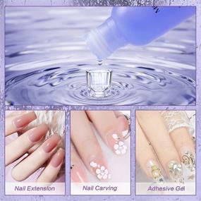 img 1 attached to 💅 Non-Yellowing Morovan Monomer Acrylic Nail Liquid - 2PCS 2.5OZ for Acrylic Powder without MMA, with Medium Drying Time