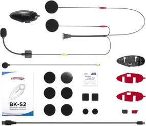 img 3 attached to 🏍️ Блютуз-гарнитура мотоцикла BK-S2 Intercom - Беспроводная групповая связь в шлеме со совместным прослушиванием музыки и шумоподавлением – Идеально подходит для мотопутешествий (Одиночная)