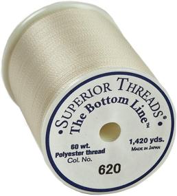 img 2 attached to 1420YDS Cream 60wt Polyester Thread - Superior Bottom Line