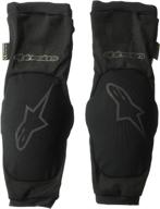 🔴 alpinestars paragon elbow protector for men - black accessories logo