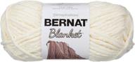 🧶 bernat blanket yarn, 5.3 ounce, vintage white: soft & luxurious single ball logo