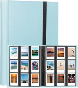 img 4 attached to 📸 432 Pockets Photo Album for Fujifilm Instax Mini Camera, Polaroid Camera - Organize Your Precious Memories with this Blue Album!