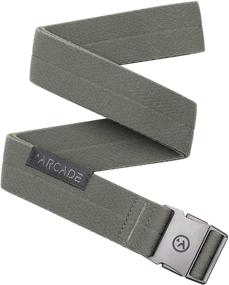 img 4 attached to 👚 Elevate Your Style with Arcade Women's Elastic Stretch Belts: A Must-Have Men's Accessory