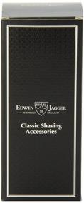 img 1 attached to 🪒 Edwin Jagger 1EJ256SDS Traditional English Super Badger Hair Shaving Brush Faux Ebony Medium + Drip Stand - Black (Medium Size)