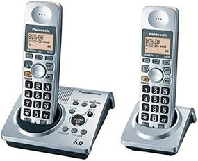 img 4 attached to 📞 Panasonic DECT 6.0-Series Dual-Handset Cordless Phone System with Answering System: High-quality Communication and Convenience (KX-TG1032S)