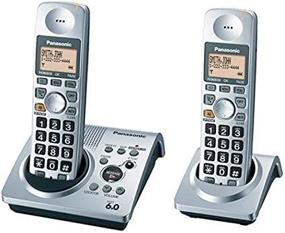 img 3 attached to 📞 Panasonic DECT 6.0-Series Dual-Handset Cordless Phone System with Answering System: High-quality Communication and Convenience (KX-TG1032S)