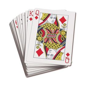 img 1 attached to SEO-Optimized Kindergarten Giant Playing Cards - Learning Advantage 7658