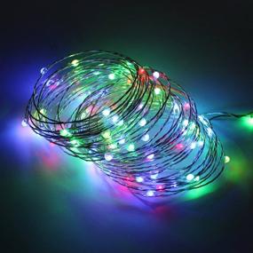 img 3 attached to 🔮 ErChen 51 Modes 7 Colors + Multicolor LED String Lights: 49FT Color Changing Fairy Lights with Remote Timer - Perfect for Christmas Party Bedroom Décor!