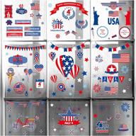 sheets patriotic stickers independence vehicles logo