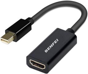 img 4 attached to 🔌 Benfei Mini DP(Thunderbolt) to HDMI Converter: Premium Gold-Plated Cord for MacBook Pro, MacBook Air, Microsoft Surface Pro, and More
