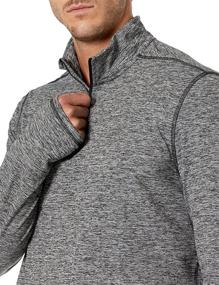 img 2 attached to Amazon Essentials Stretch Quarter Zip XX Large Men's Clothing