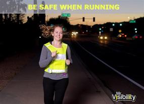 img 1 attached to 🔒 Stay Safe and Visible with our Reflective Vest (2-Pack) - Ideal Safety Clothing for Running, Cycling, and More!