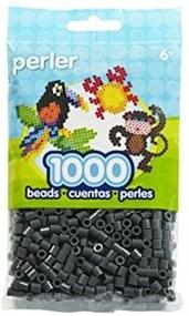 img 1 attached to 🔥 Spark your creativity with our Dark Grey 1000 Piece Perler Beads Pack!