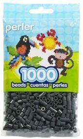 img 2 attached to 🔥 Spark your creativity with our Dark Grey 1000 Piece Perler Beads Pack!