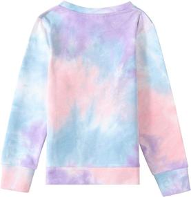 img 3 attached to 🦄 Sparkling and Magical: HH Family Girls Flip Sequin Unicorn Sweatshirt - Stylish French Terry Crewneck for Kids