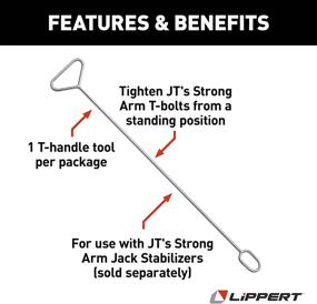 img 2 attached to 🔧 T-Handle Tightening Tool - Enhanced JT's Strong Arm Jack Stabilizer