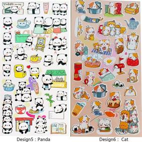 img 1 attached to 🐾 Kawaii Stickers for Journaling: Cute Cartoon Animal Mini Stickers Pack - Waterproof Vinyl Tiny Stickers for Phone Case, Laptop, Water Bottle - Perfect Aesthetic Stickers for Kids, Teens, Adults (Second Generation)