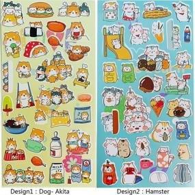 img 3 attached to 🐾 Kawaii Stickers for Journaling: Cute Cartoon Animal Mini Stickers Pack - Waterproof Vinyl Tiny Stickers for Phone Case, Laptop, Water Bottle - Perfect Aesthetic Stickers for Kids, Teens, Adults (Second Generation)