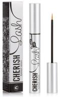 👁️ cherish lash eyelash growth serum & conditioner: amplify natural lashes with longer, thicker, and luscious results – enhancing regrowth of new eyelashes logo