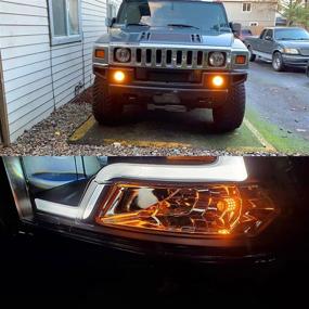 img 2 attached to 🔆 Enhance Safety with Alla Lighting 3157 LED Bulbs - Super Bright Turn Signal Lights, Amber Yellow