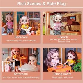 img 1 attached to 🏠 Dollhouse Dreamhouse Furniture Accessories: Creating the Ultimate TOYROOM Experience!