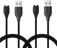 🔌 high-quality 2-pack garmin watch charging cable for fenix 6, 5, forerunner 935, and more! logo