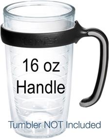 img 1 attached to 🖤 Tervis Handle 16 Oz Black: Convenient, Ergonomic Mug Bandle for Easy & Comfortable Grip