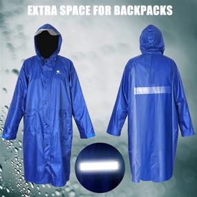 img 3 attached to Anyoo Waterproof Raincoat Lightweight Activities Women's Clothing