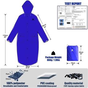 img 2 attached to Anyoo Waterproof Raincoat Lightweight Activities Women's Clothing