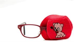 img 3 attached to 🐱 Pink Kitty with Butterfly Eye Patch: Effective Treatment for Kids' Amblyopia/Lazy Eye - TO PATCH LEFT EYE ONLY