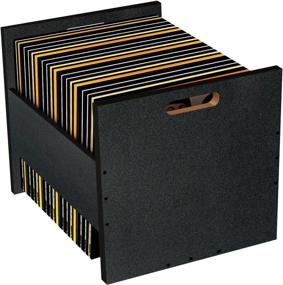 img 3 attached to 📦 Atlantic 96636247 Record Crate Shelf: Stylish Black Storage Solution, 15.40in. x 15.00in. x 2.20in.