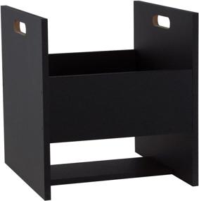 img 1 attached to 📦 Atlantic 96636247 Record Crate Shelf: Stylish Black Storage Solution, 15.40in. x 15.00in. x 2.20in.