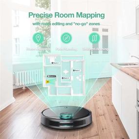 img 3 attached to 🤖 WYZE LIDAR Mapping Technology Robot Vacuum, 2100Pa Suction, No-go Zone, Wi-Fi Connected, Self-Charging - Perfect for Pet Hair, Hard Floors, and Carpets