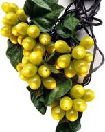 🍇 lidore 100 led green grape string lights. set of 10 cluster lights for enhanced seo. логотип