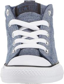 img 3 attached to Converse Kids' Chuck Taylor All Star 👟 Street Knotted Laces Mid Top Sneaker: Unisex-Child's Stylish Footwear