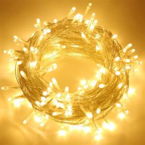 img 4 attached to 🎄 FOAMICHI Christmas String Lights: 150 LED Super Bright Outdoor Tree Lights, Waterproof & Extendable with 8 Modes - Ideal for Wedding Party Decor, Plug in Fairy Lights (Warm White)