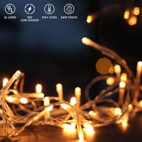 img 3 attached to 🎄 FOAMICHI Christmas String Lights: 150 LED Super Bright Outdoor Tree Lights, Waterproof & Extendable with 8 Modes - Ideal for Wedding Party Decor, Plug in Fairy Lights (Warm White)