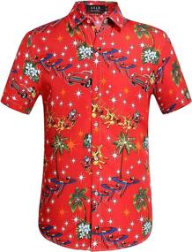 img 4 attached to 🎄 SSLR Christmas Vacation Hawaiian X Large Men's Apparel and Tee Shirts