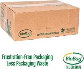 img 3 attached to BioBag (USA) 100% Certified Compostable Shopping Bags, 12 lb Capacity, 500 Count, Standard Size Shopper, Perfect for On-The-Go, Farmers Markets, Groceries, Restaurants