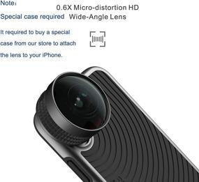 img 2 attached to 📷 SESENPRO Cell Phone Camera Lens: 0.6X HD Wide-Angle Lens for iPhone, Samsung, Google Pixel, and More