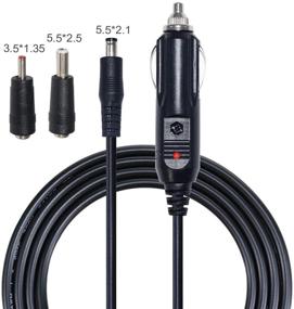 img 3 attached to 12V-24V SPARKING Car Charger Power Supply Cord with 4FT Cigarette Lighter Male Plug - DC Connector 5.5 x 2.1mm Cable