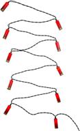 💥 kurt adler ul certified 10-light red shotgun shell string lights logo