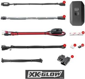 img 1 attached to Illuminate Your Ride: Unleash the XKGLOW KS-Moto-Mini Accessory Light Kits