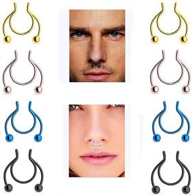 img 2 attached to SOVSEFD Septum Stainless Piercing Jewelry