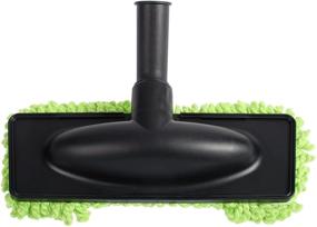 img 1 attached to 🧹 Efficient Cleaning Solution: Cen-Tec Systems 55871 Vacuum Mophead Nozzle with Green Microfiber Dust Fringe, Black