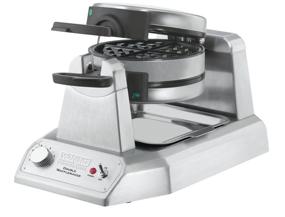 img 3 attached to Waring Commercial WW180X Heavy Duty Double Belgian Waffle 🧇 Maker: 50 Waffles per Hour, Non-Stick Cooking Plates, 1400W Power